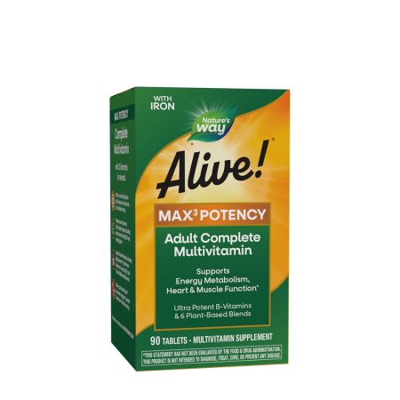 Natures Way Alive!® Max3 Potency multivitamin (90 tabletta)