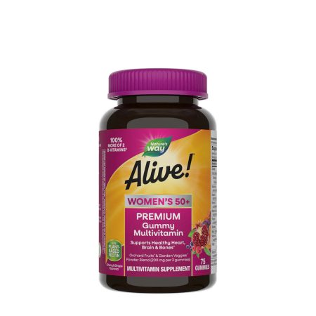 Natures Way Alive!® Premium Women's 50+ Gummy Multivitamin (75 Gummies