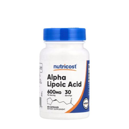 Nutricost alfa-liponsav 600 mg (60 kapszula)