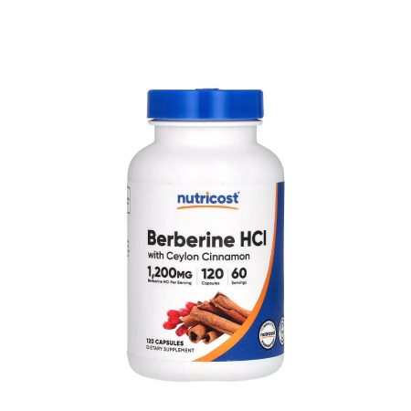 Nutricost berberin-HCl ceyloni fahéjjal (120 kapszula)