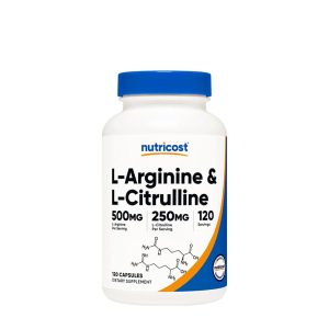 Nutricost L-arginin-L-citrullin komplex kapszulák (120 kapszula)