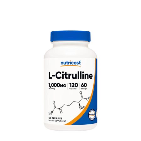 Nutricost L-citrullin kapszula 1000 mg (120 kapszula)