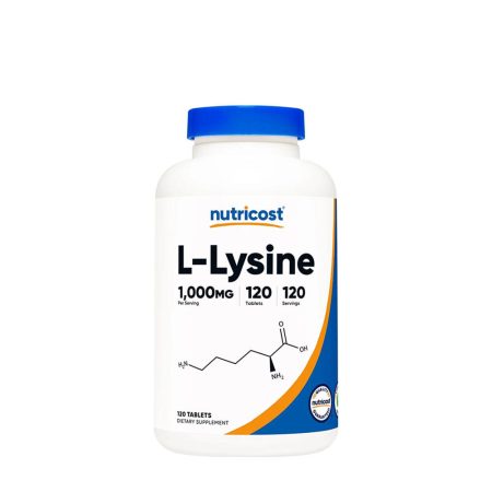 Nutricost L-Lysine Tablets (120 Tablets)