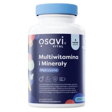 OSAVI multivitaminok és ásványi anyagok férfiaknak (90 kapszula)
