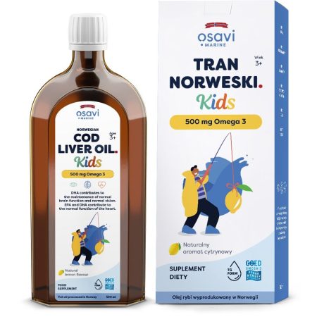 OSAVI norvég tőkehalmájolaj gyerekeknek