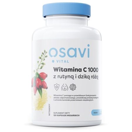OSAVI C-vitamin 1000 rutinnal és csipkebogyóval (120 vcaps)