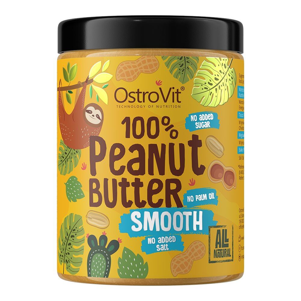 OSTROVIT 100% Peanut Butter smooth (1000 g)