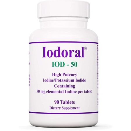 Optimox Corporation Iodoral (jód és kálium-jodid) 50 mg