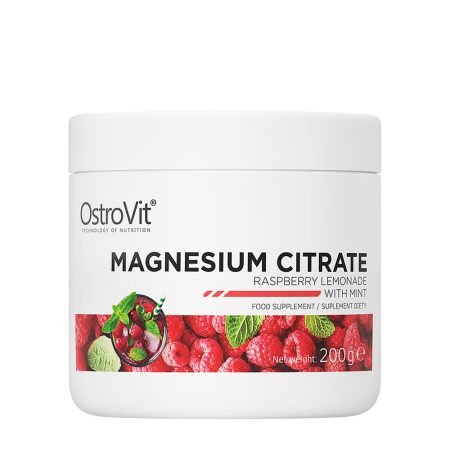 Ostrovit magnézium-citrát - málnás limonádé mentával (200 g)