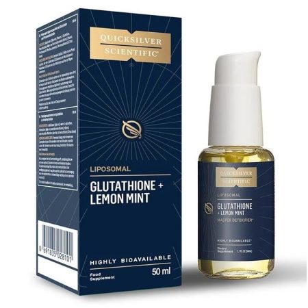 QUICKSILVER Liposzomális glutation + citrom-menta EU (50 ml)