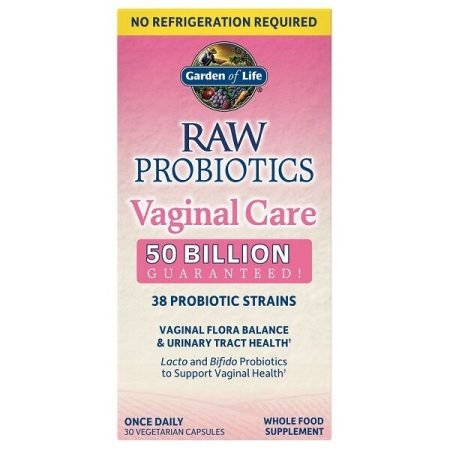 Raw Probiotics Vaginal Care (Shelf-Stable) - 30 vcaps
