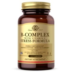 SOLGAR B-komplex C-vitaminnal (100 tabletta)