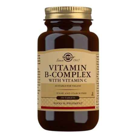 SOLGAR B-komplex C-vitaminnal (250 tabletta)