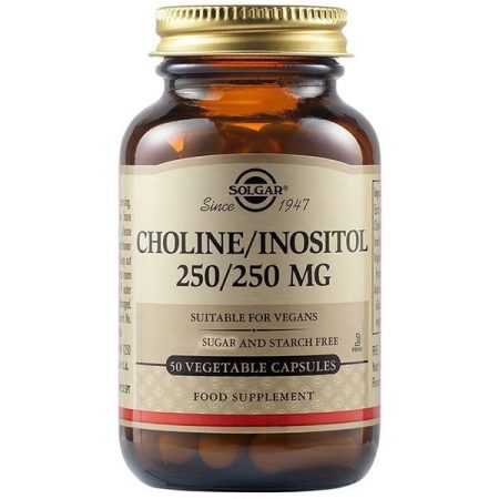 SOLGAR Kolin/Inozitol 250 mg (50 kapszula)