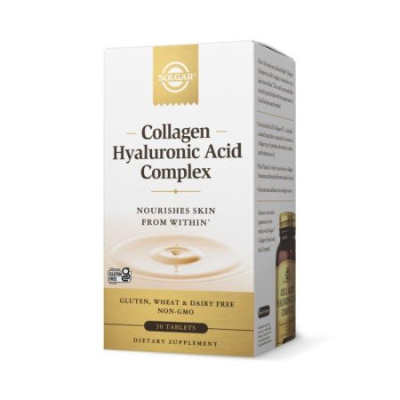 SOLGAR kollagén-hialuronsav komplex (30 tabletta)