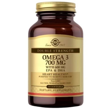 SOLGAR Kétszeres erősségű Omega-3 (60 lágykapszula)