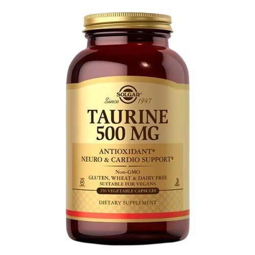 SOLGAR Taurin 500 mg (100 növényi kapszula)