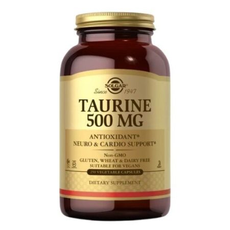 SOLGAR Taurin 500 mg (250 növényi kapszula)