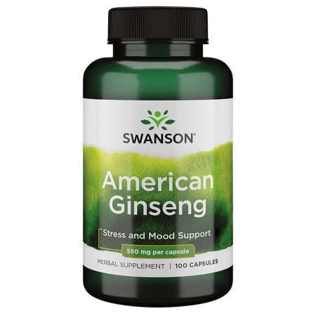 SWANSON American Ginseng 550mg 100kaps