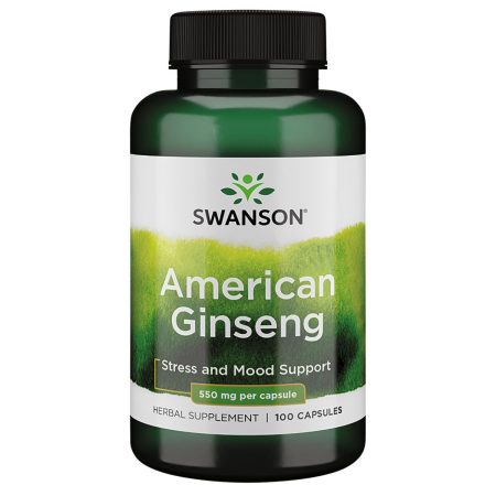 SWANSON American Ginseng 550mg 100kaps