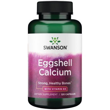 SWANSON Eggshell Calcium with Vitamin D-3 120kaps