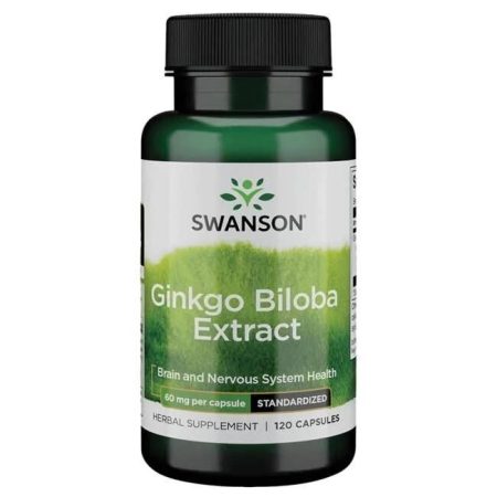 SWANSON Ginkgo Biloba kivonat GinkgoSelect 60 mg 120 kapszula