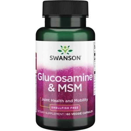 SWANSON Glucosamine + MSM 60kaps