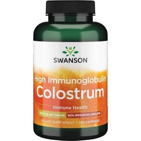 SWANSON High IG Colostrum 500mg 120 kaps