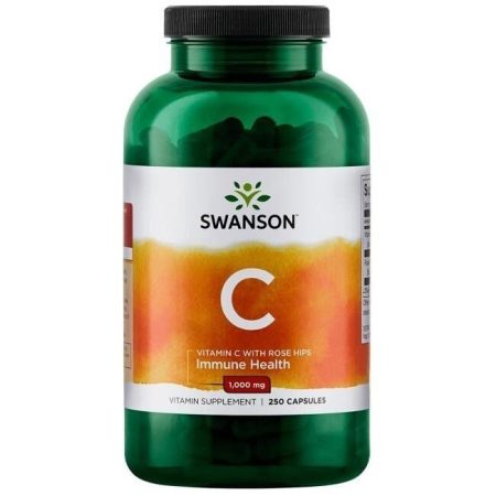 SWANSON C-vitamin 1000 + vadrózsa 250 kapszula