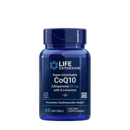 Kiválóan felszívódó CoQ10 d-limonénnel