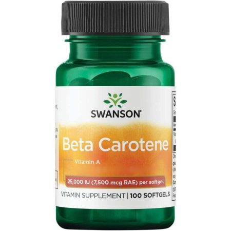 Swanson béta-karotin 25 000 IU (7 500 mcg) 100 lágykapszula