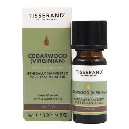 TISSERAND AROMATERÁPIA Cédrusfa (virginiai) Juniperus virginiana - etikus módszerekkel betakarítva (9 ml / 0