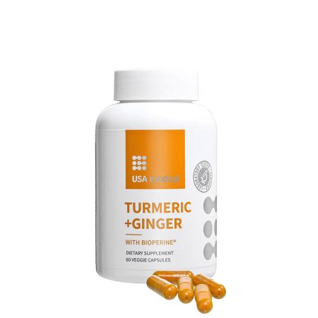 USA Medical Kurkuma+Gyömbér (60 kapszula)