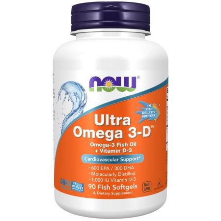 Ultra Omega 3-D D-3-vitaminnal - 90 lágykapszula