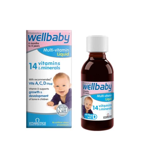 Vitabiotics Wellbaby multivitamin folyadék (150 ml)