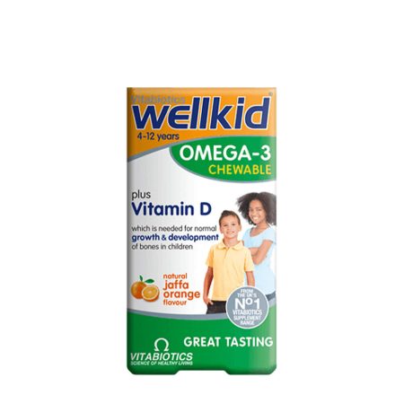Vitabiotics Wellkid Omega-3 Chewable (60 Capsules