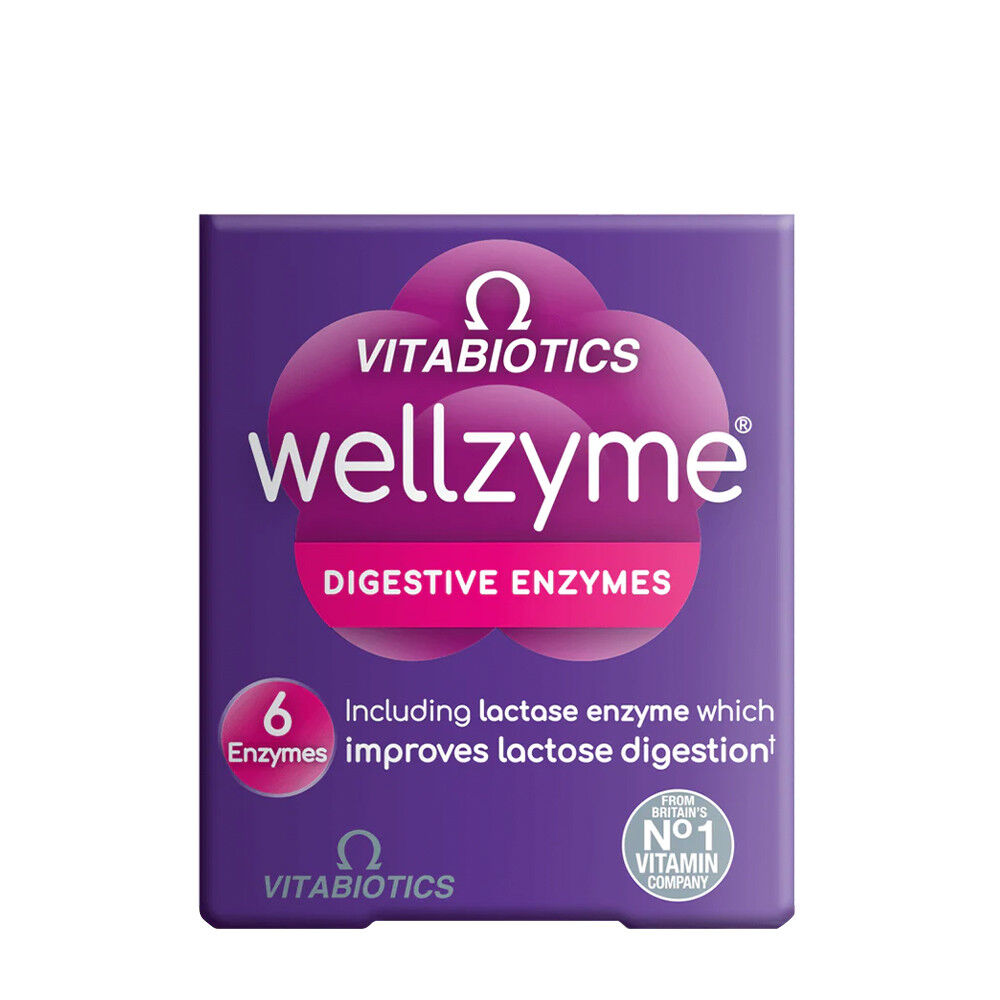 Vitabiotics Wellzyme Digestive Enzymes (60 Capsules)