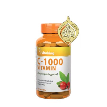 Vitaking C-1000 mg csipkebogyóval 25 mg (100 tabletta)