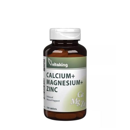 Vitaking CalMag-Zinc (kalcium + magnézium + cink) (100 tabletta)