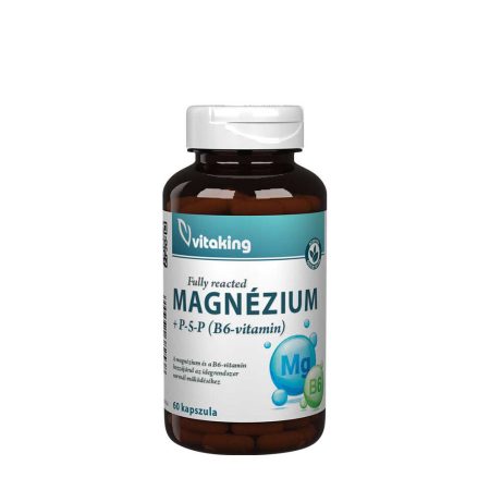Vitaking magnézium-bisglicinát + B6-vitamin (P5P) (60 kapszula)