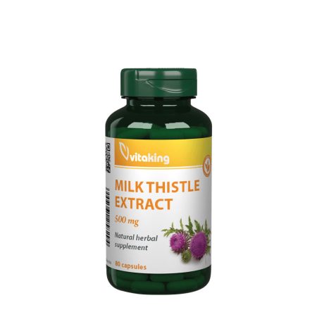 Vitaking máriatövis-kivonat 500 mg (80 kapszula)