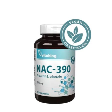Vitaking NAC-390 (N-acetil-L-cisztein) 390 mg (120 kapszula)