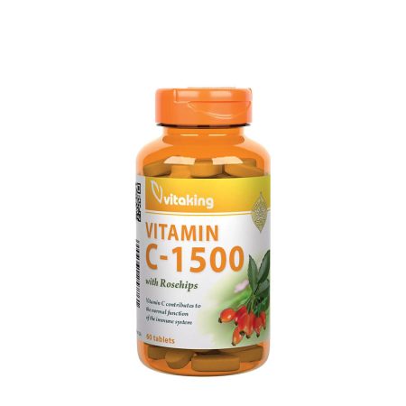 Vitaking C-vitamin-1500 csipkebogyóval (60 tabletta)