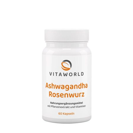 Vitaworld Ashwagandha-rózsagyökér-komplex (60 kapszula)