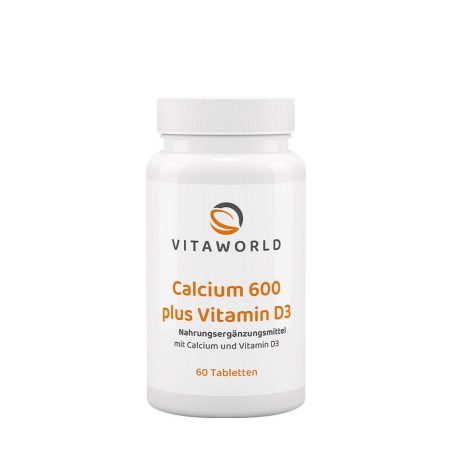 Vitaworld Kalcium 600 plusz D3-vitamin (60 tabletta)