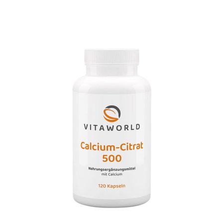 Vitaworld kalcium-citrát 500 (120 kapszula)