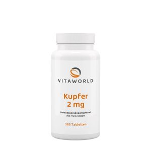 Vitaworld Réz 2 mg (365 tabletta)