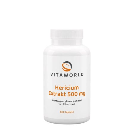 Vitaworld Hericium-kivonat 500 mg (100 kapszula)