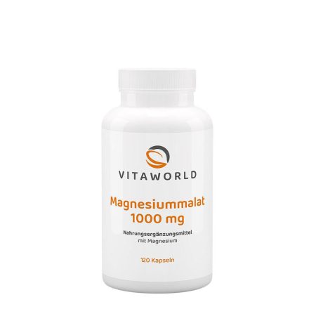 Vitaworld magnézium-malát 1000 mg (120 kapszula)