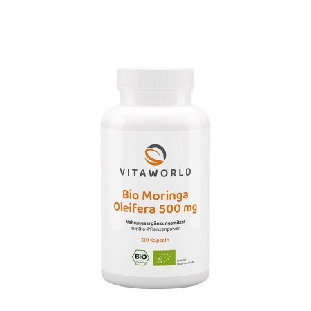 Vitaworld Moringa Oleifera 500 mg bio (120 kapszula)